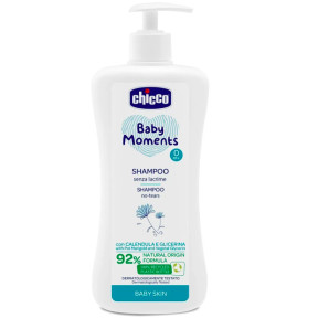 Шампунь для тіла та волосся  Chicco Baby Moments "Без Сліз" з екстрактом календули, 500 мл